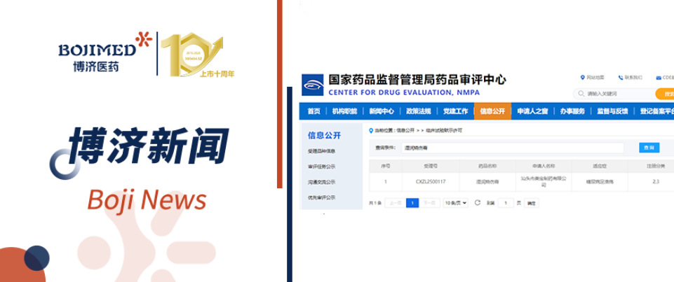 喜報！博濟醫(yī)藥助力外用制劑新藥“濕潤燒傷膏”獲批IND